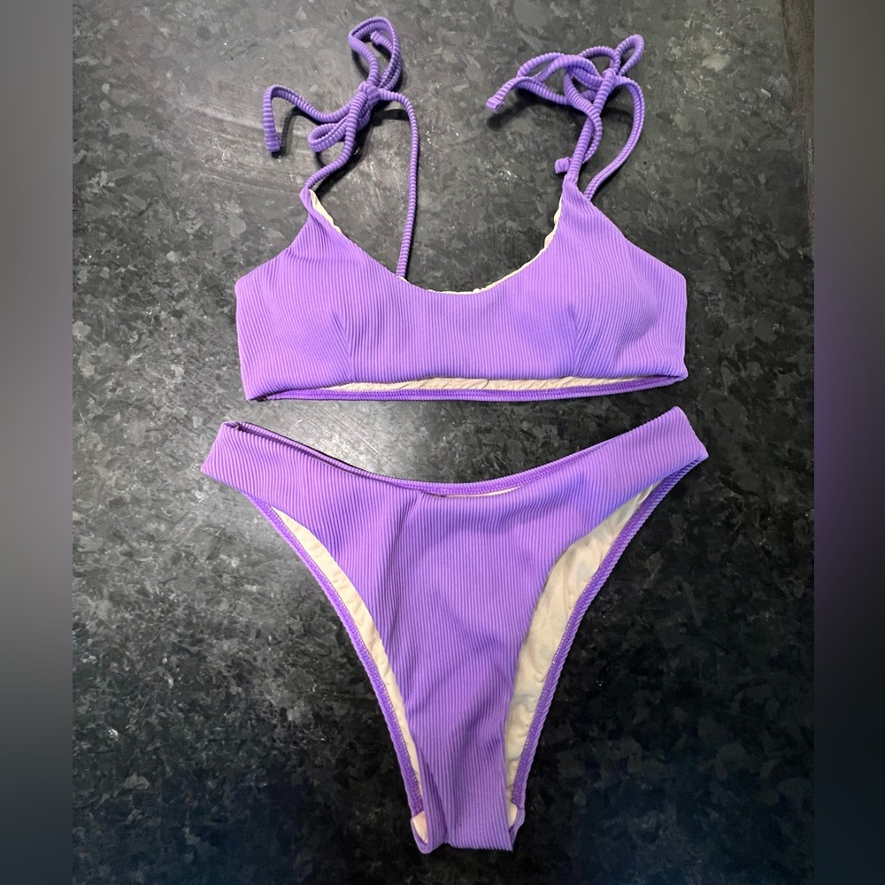 Purple Zaful bikini - Size Medium